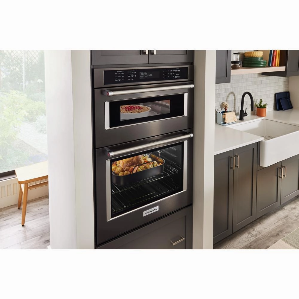 Kitchenaid KOEC527PBS Kitchenaid Combination Microwave Wall Ovens With Air Fry Mode