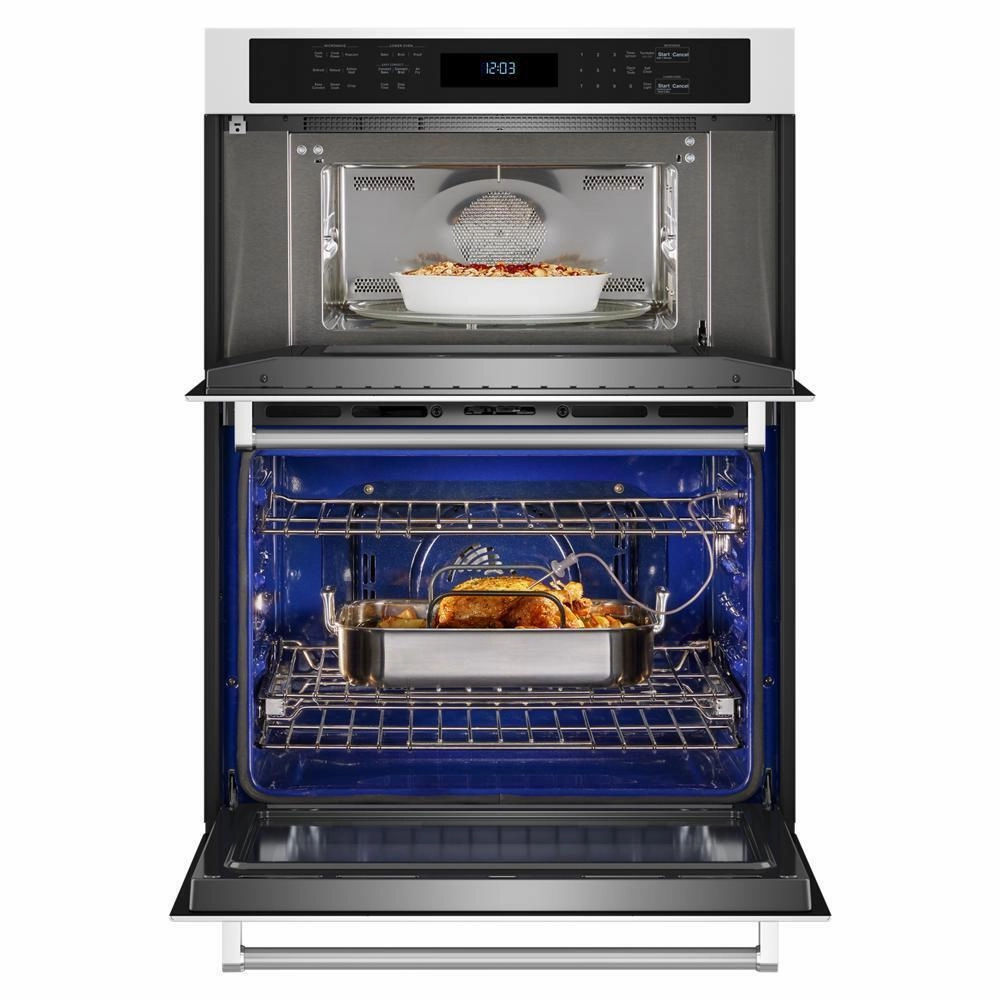 Kitchenaid KOEC530PWH Kitchenaid Combination Microwave Wall Ovens With Air Fry Mode