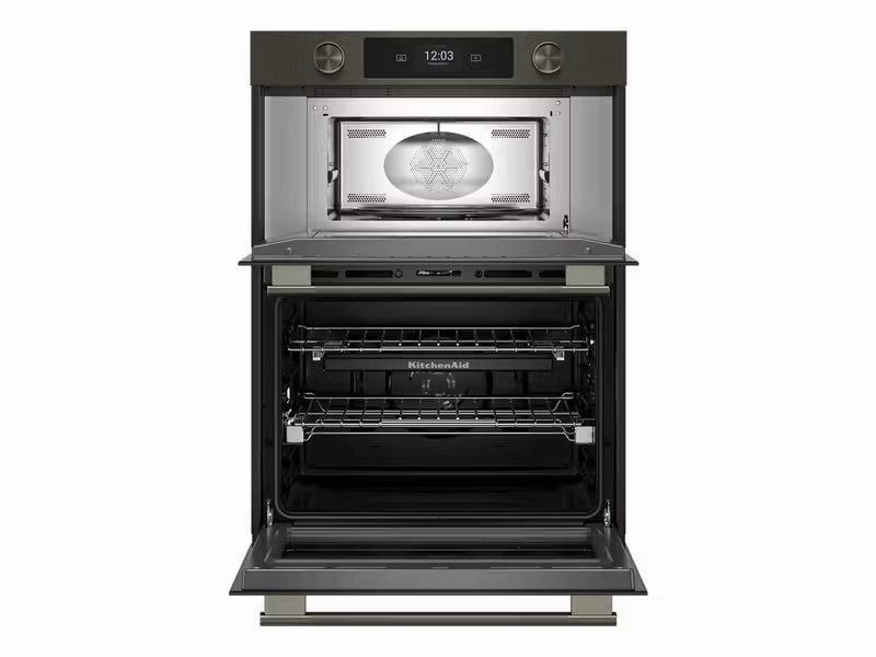 Kitchenaid KOEC730SBE Smart Combo Wall Oven With Assisted Cook Cycles