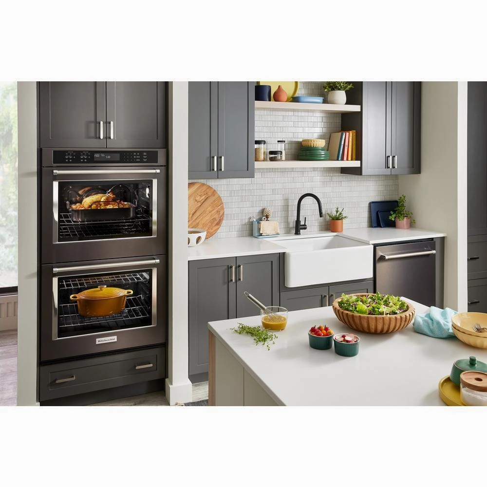 Kitchenaid KOED527PBS Kitchenaid Double Wall Ovens With Air Fry Mode