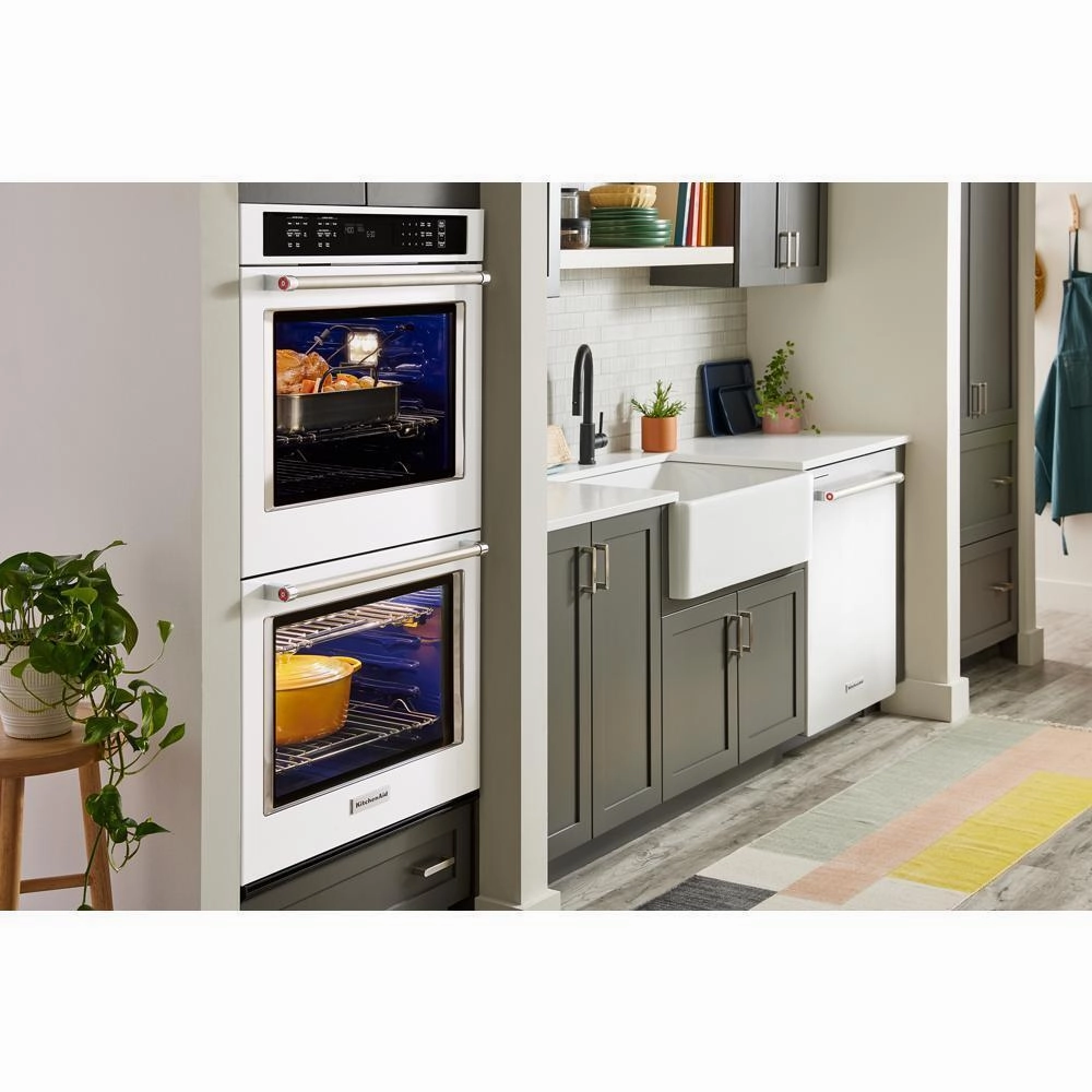 Kitchenaid KOED530PWH Kitchenaid Double Wall Ovens With Air Fry Mode