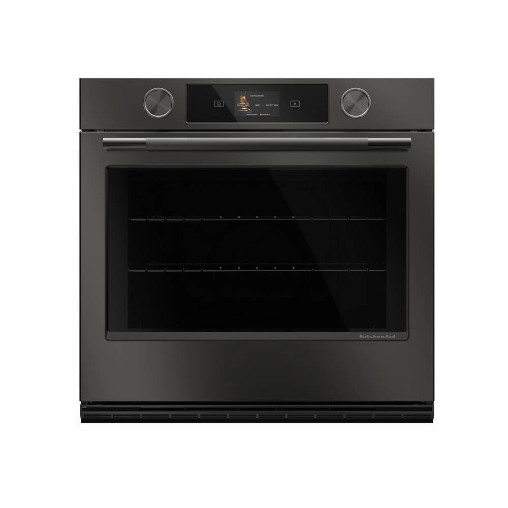 Kitchenaid KOES730SBE Smart Single Wall Oven With Assisted Cook Cycles Wall Ovens convection wall oven with steam assist