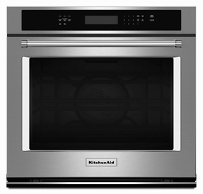 Kitchenaid KOSE500ESS 30" Single Wall Oven With Even-Heat&#8482; True Convection - Stainless Steel Wall Ovens oven with smart temperature control