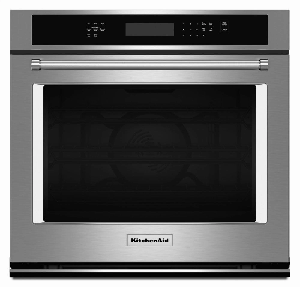 Kitchenaid KOSE500ESS 30" Single Wall Oven With Even-Heat&#8482; True Convection - Stainless Steel Wall Ovens oven with smart temperature control