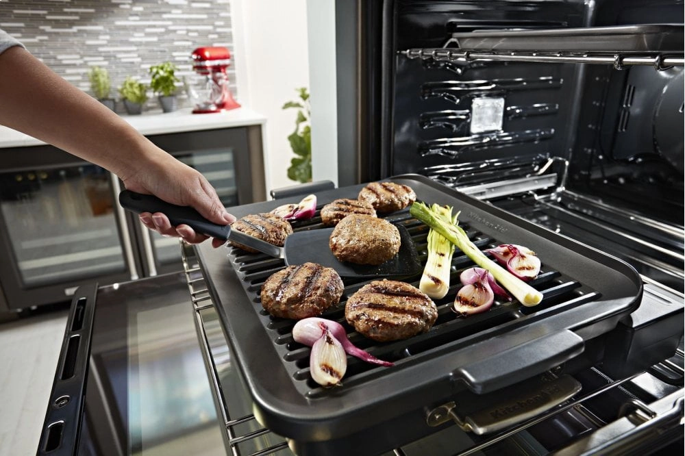Kitchenaid KOSE900HBS Smart Oven  30" Single Oven With Powered Attachments And Printshield&#8482; Finish - Black Stainless Steel With Printshield&#8482; Finish