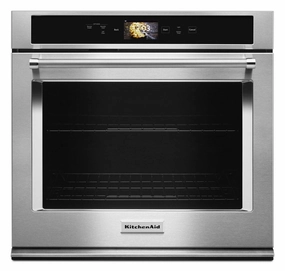 Kitchenaid KOSE900HSS Smart Oven  30" Single Oven With Powered Attachments - Stainless Steel Wall Ovens oven with smart temperature control