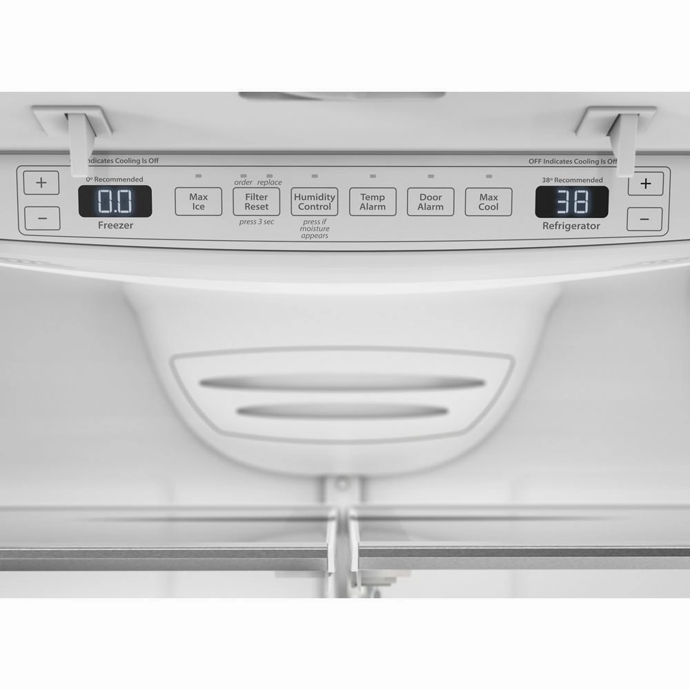 Kitchenaid KRFC136RWH 20 Cu. Ft. 36-Inch Width Counter-Depth French Door Refrigerator With Interior Dispense