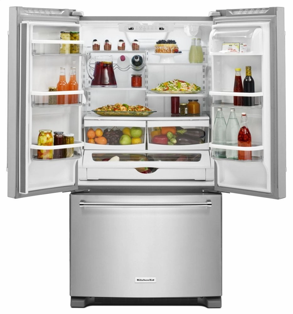 Kitchenaid KRFC300ESS 20 Cu. Ft. 36-Inch Width Counter-Depth French Door Refrigerator With Interior Dispense - Stainless Steel