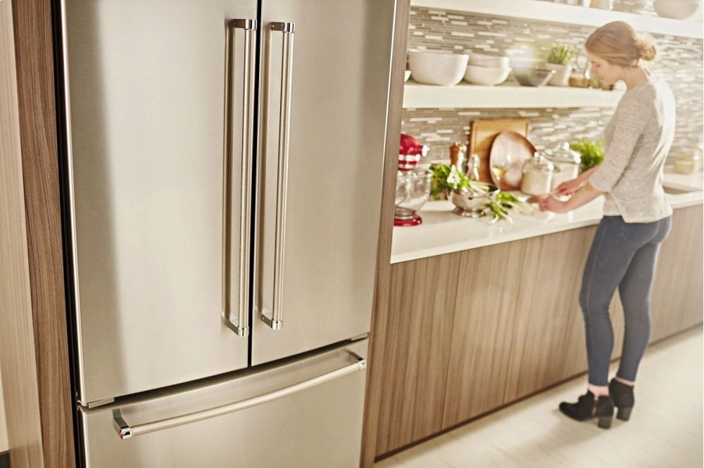 Kitchenaid KRFC300ESS 20 Cu. Ft. 36-Inch Width Counter-Depth French Door Refrigerator With Interior Dispense - Stainless Steel