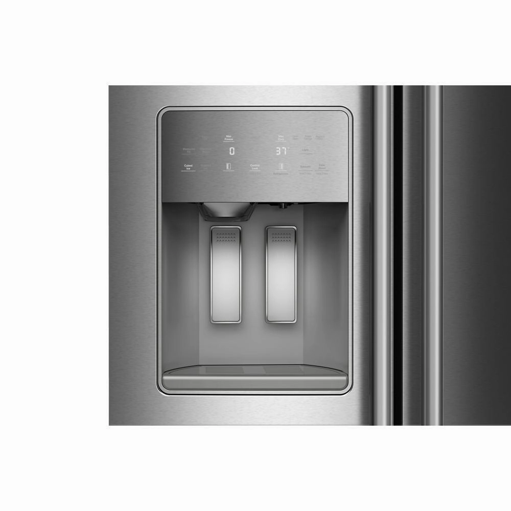 Kitchenaid KRSC536RPS 20.8 Cu. Ft. Counter-Depth Side-By-Side Refrigerator With Exterior Ice And Water Dispenser In Printshield&#8482; Finish