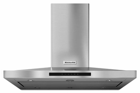 Kitchenaid KVIB602DSS 42'' Island-Mount, 3-Speed Canopy Hood - Stainless Steel Ventilation Range Hoods high suction kitchen exhaust hood