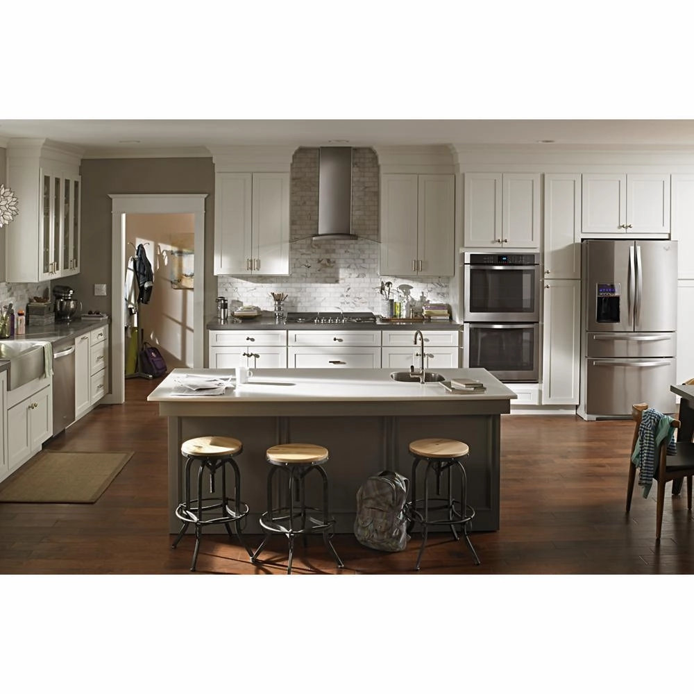Kitchenaid WVI75UC6DS 36" Modern Glass Island Mount Range Hood