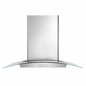Kitchenaid WVI75UC6DS 36" Modern Glass Island Mount Range Hood Ventilation Range Hoods high suction kitchen exhaust hood