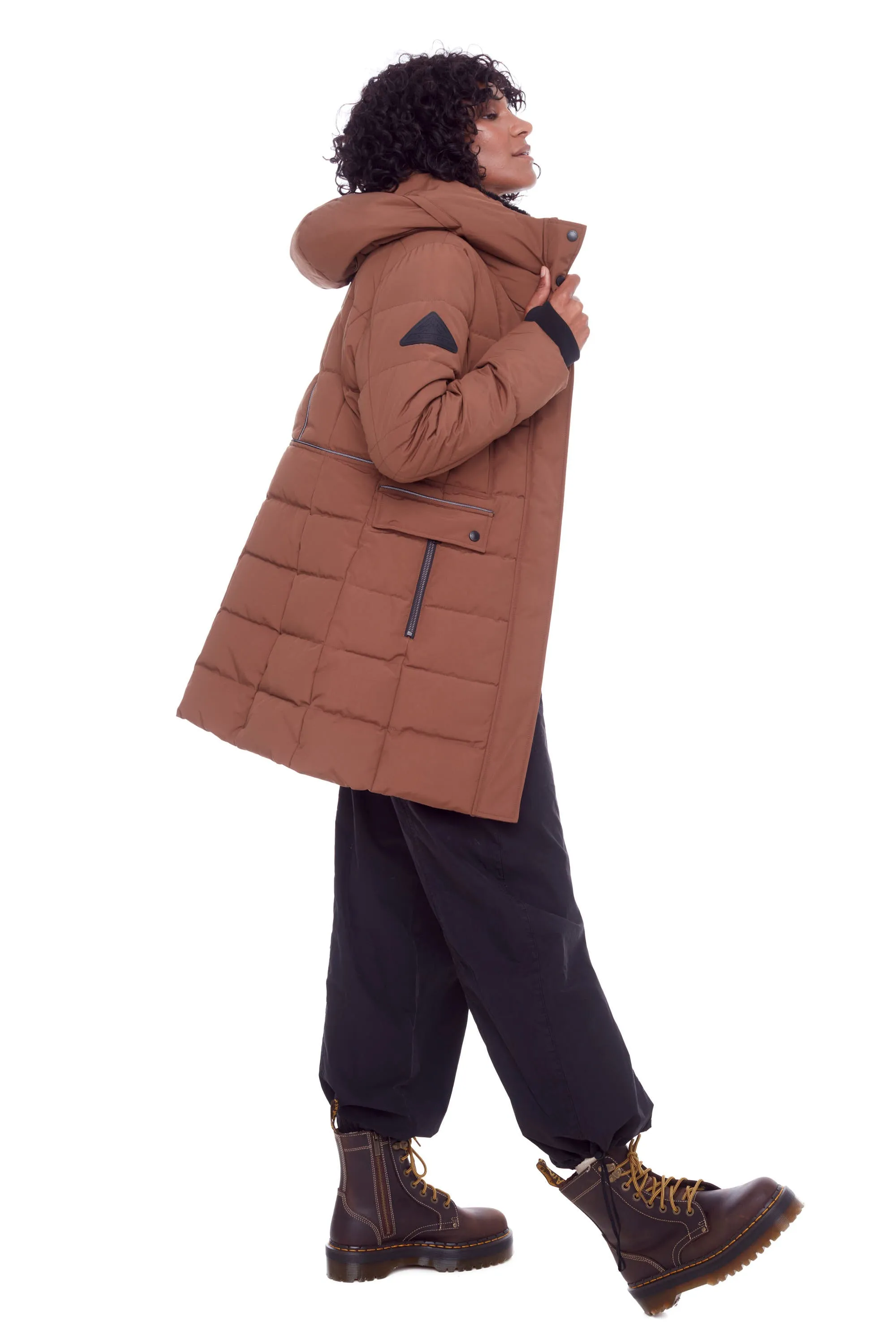 KOOTNEY | WOMEN'S VEGAN DOWN (RECYCLED) MID-LENGTH PARKA