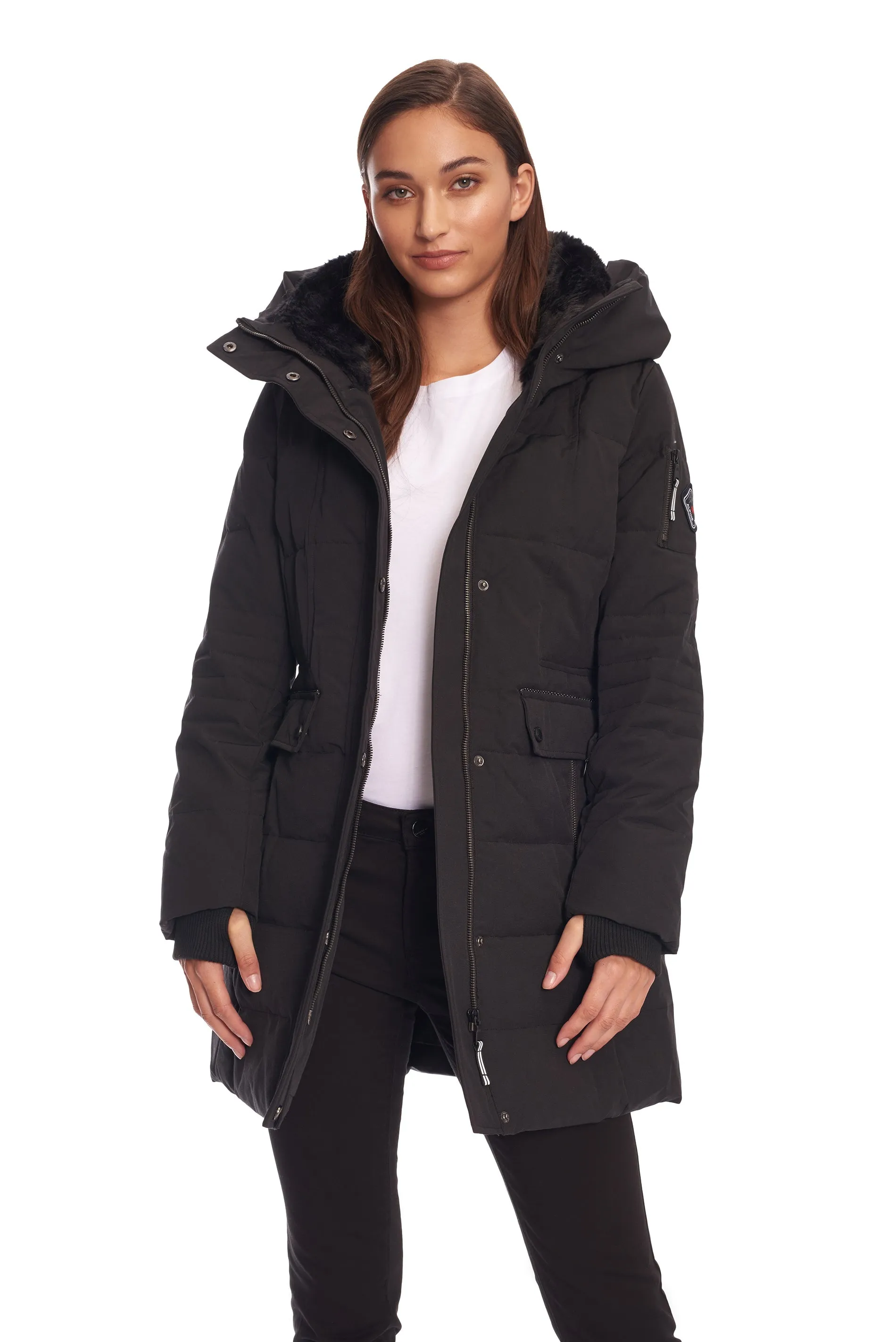 KOOTNEY | WOMEN'S VEGAN DOWN (RECYCLED) MID-LENGTH PARKA