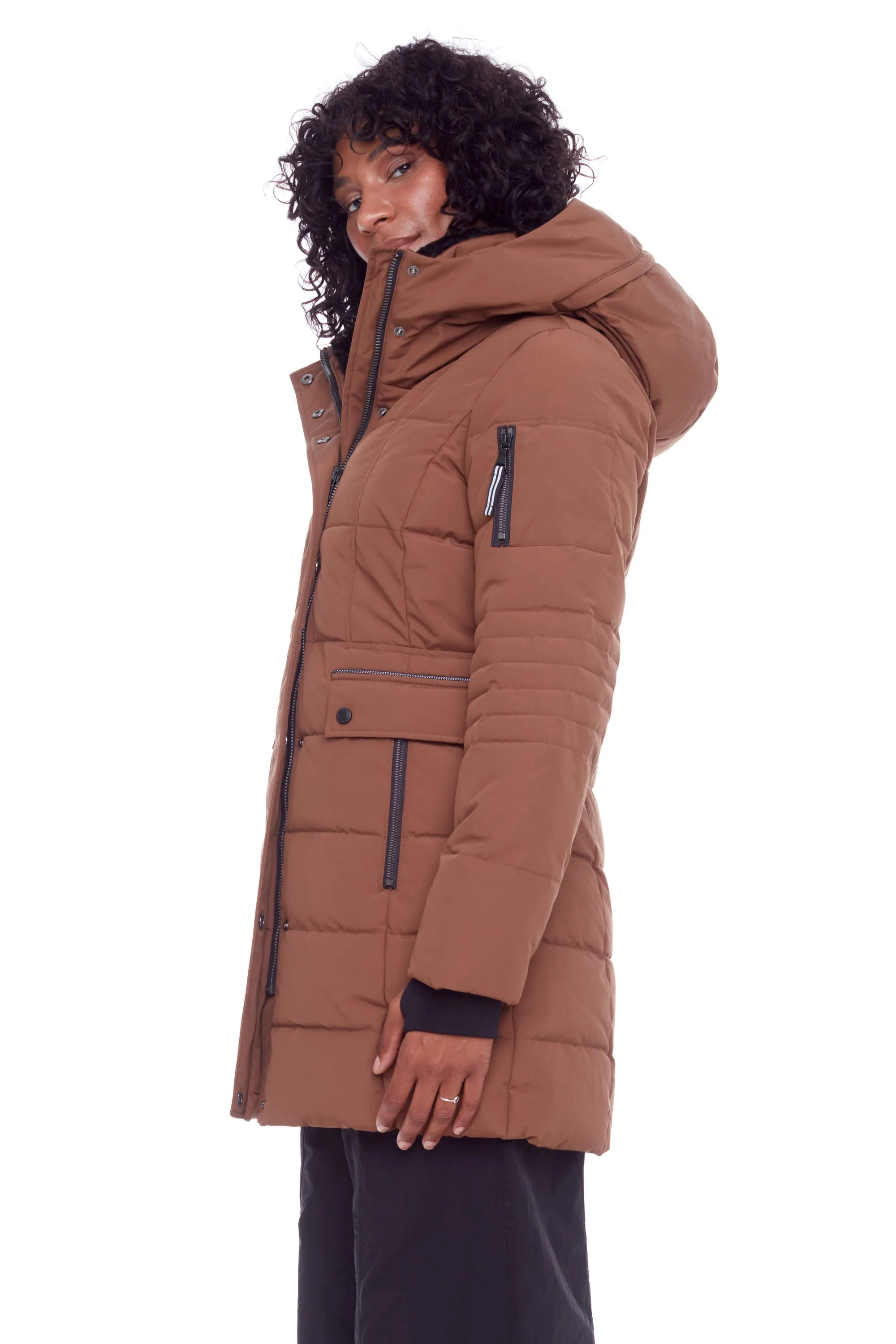 KOOTNEY | WOMEN'S VEGAN DOWN (RECYCLED) MID-LENGTH PARKA