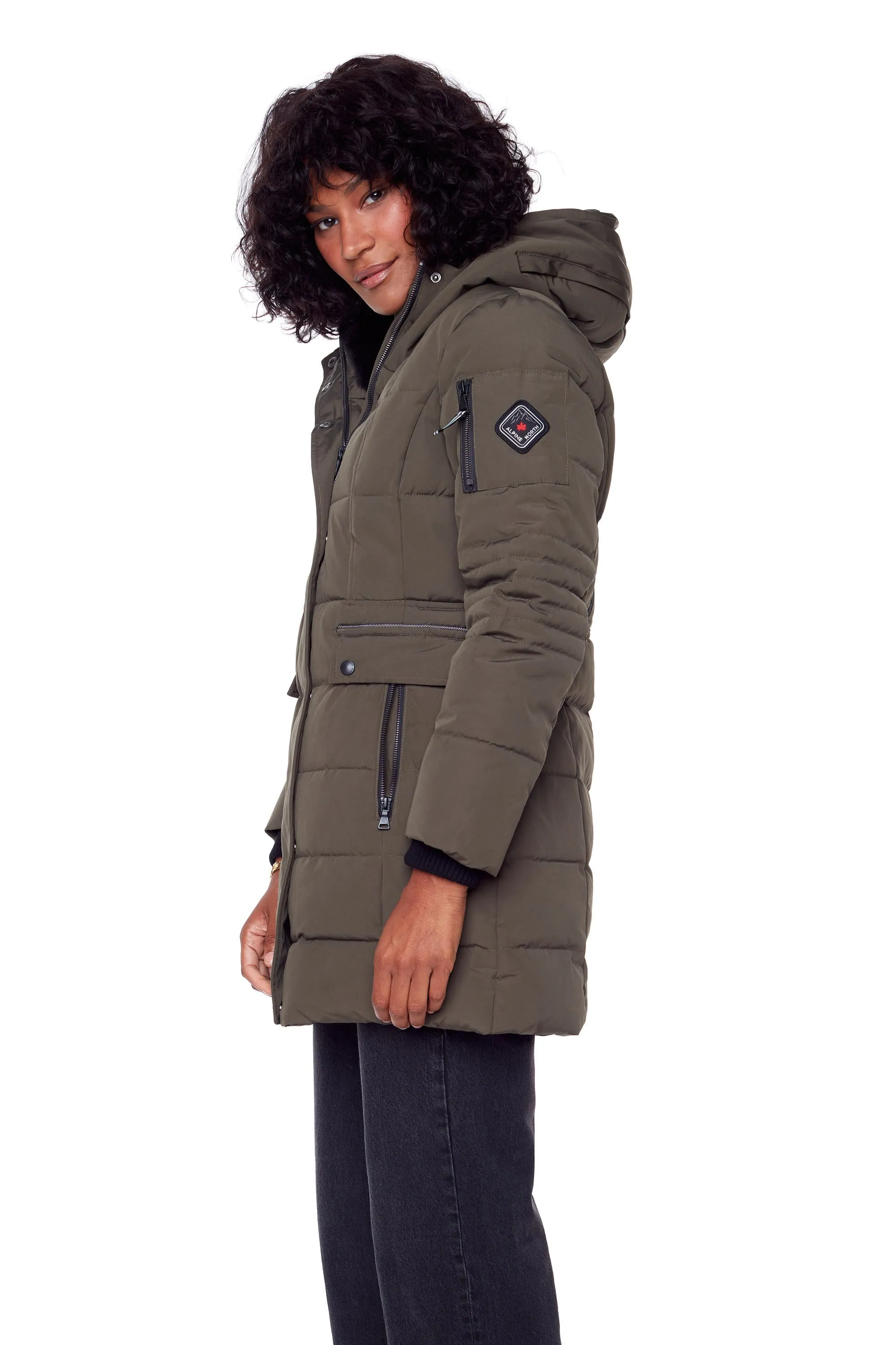 KOOTNEY | WOMEN'S VEGAN DOWN (RECYCLED) MID-LENGTH PARKA