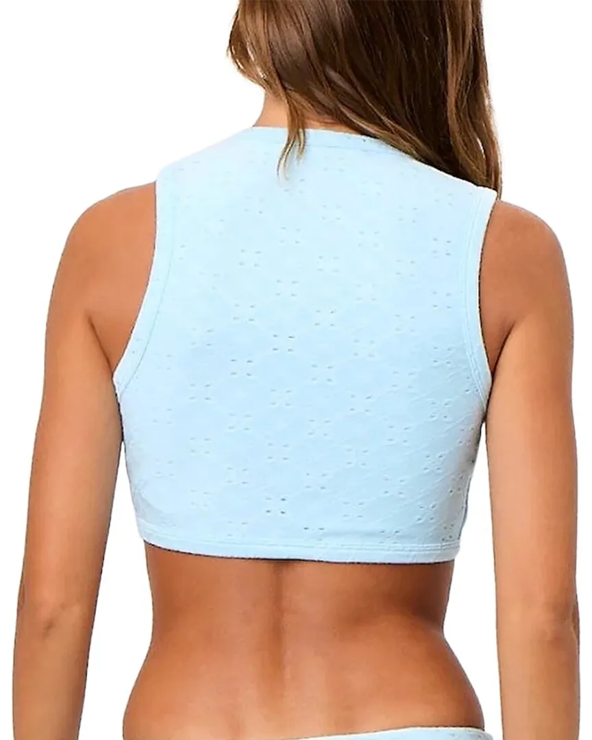 La Porte Danielle Twist-Front Bralette Top