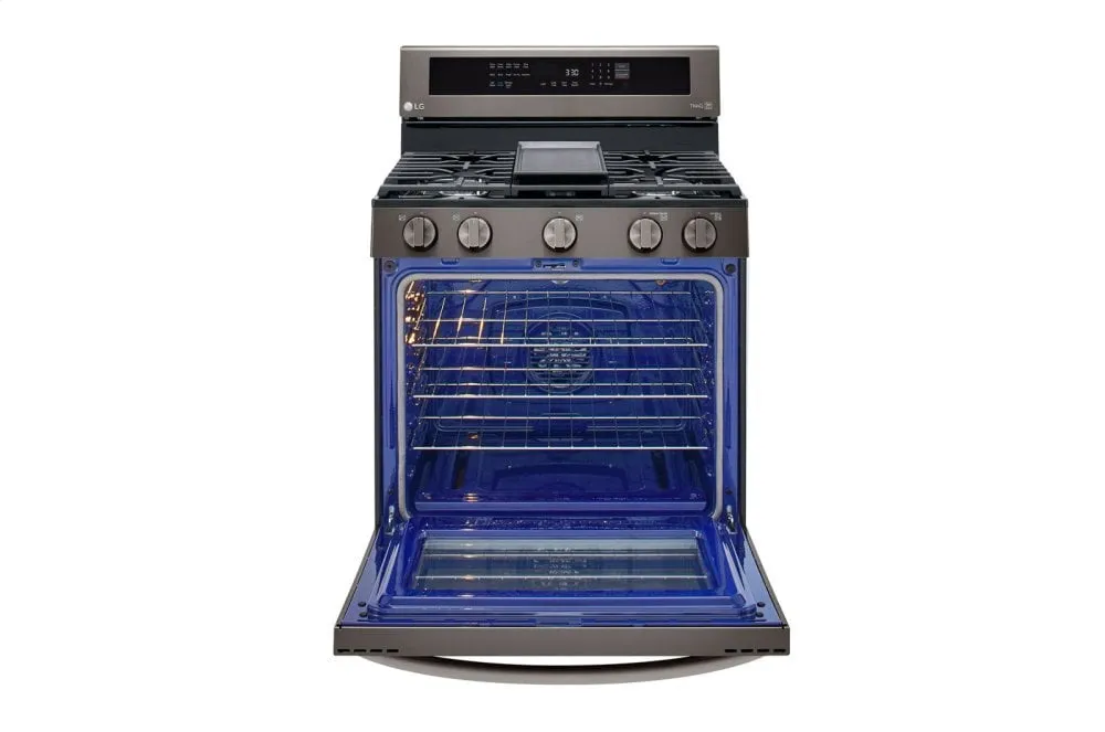 Lg LRGL5825D 5.8 Cu Ft. Smart Wi-Fi Enabled True Convection Instaview? Gas Range With Air Fry