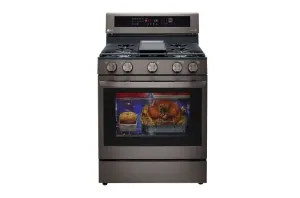 Lg LRGL5825D 5.8 Cu Ft. Smart Wi-Fi Enabled True Convection Instaview? Gas Range With Air Fry Freestanding Ranges freestanding dual fuel range 30 inch