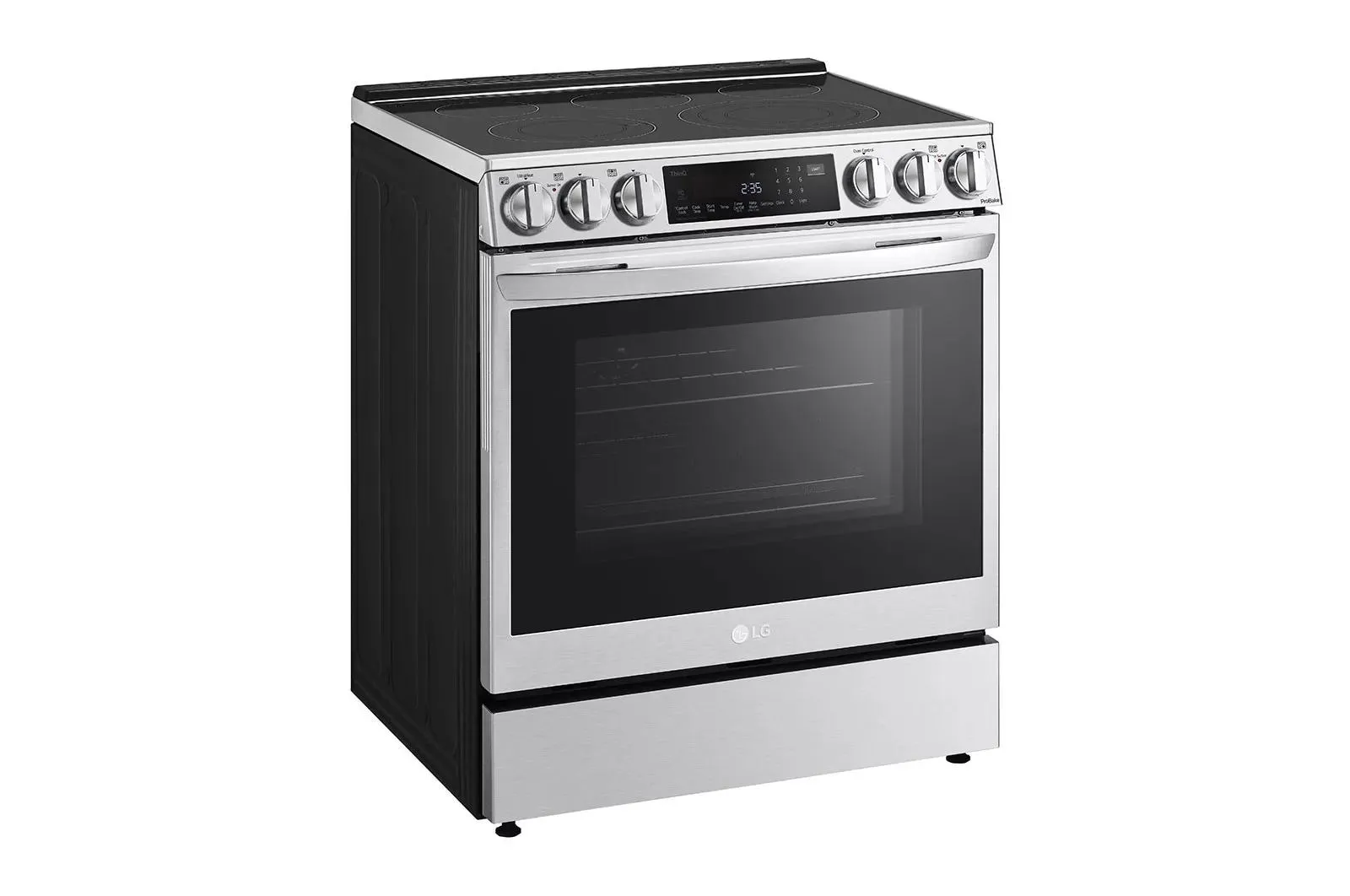 Lg LSEL6335FE 6.3 Cu Ft. Smart Wi-Fi Enabled Probake Convection? Instaview? Electric Slide-In Range With Air Fry