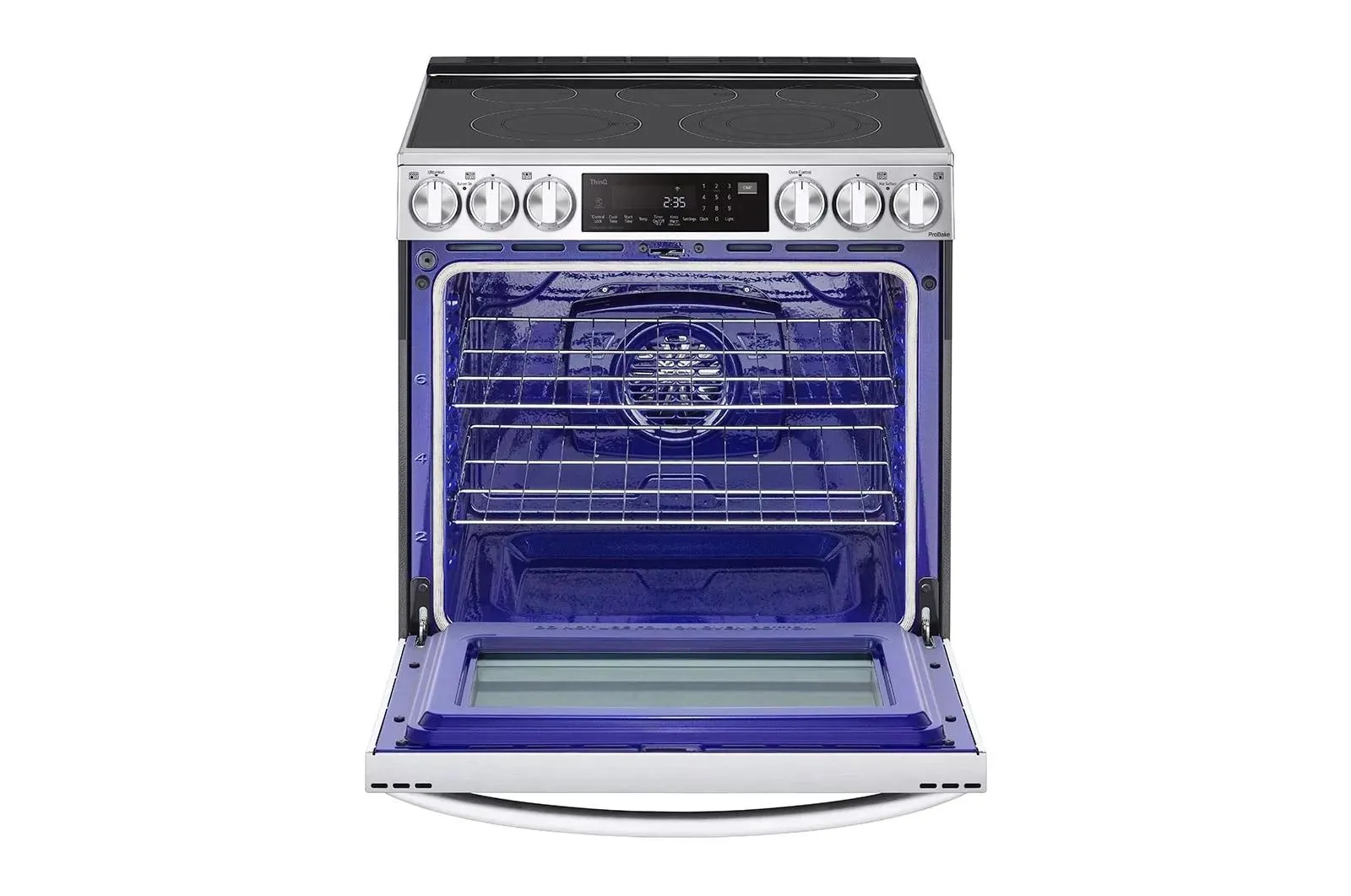 Lg LSEL6335FE 6.3 Cu Ft. Smart Wi-Fi Enabled Probake Convection? Instaview? Electric Slide-In Range With Air Fry