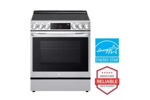 Lg LSEL6335FE 6.3 Cu Ft. Smart Wi-Fi Enabled Probake Convection? Instaview? Electric Slide-In Range With Air Fry Freestanding Ranges freestanding dual fuel range 30 inch