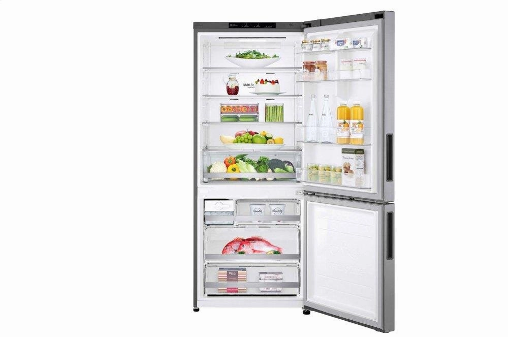 Lg LBNC15231V 15 Cu. Ft. Bottom Freezer Refrigerator