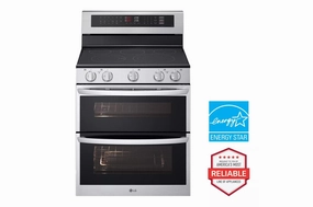 Lg LDEL7324SE 7.3 Cu. Ft. Smart Electric Double Oven Freestanding Range With Probake Convection? And Air Fry Freestanding Ranges freestanding dual fuel range 30 inch
