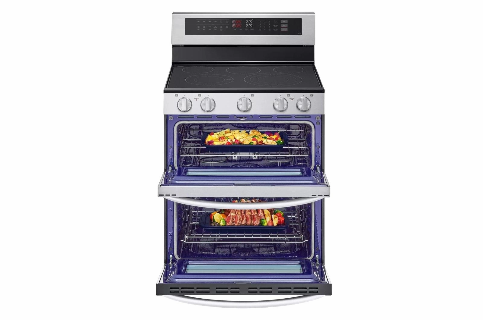 Lg LDEL7324SE 7.3 Cu. Ft. Smart Electric Double Oven Freestanding Range With Probake Convection? And Air Fry