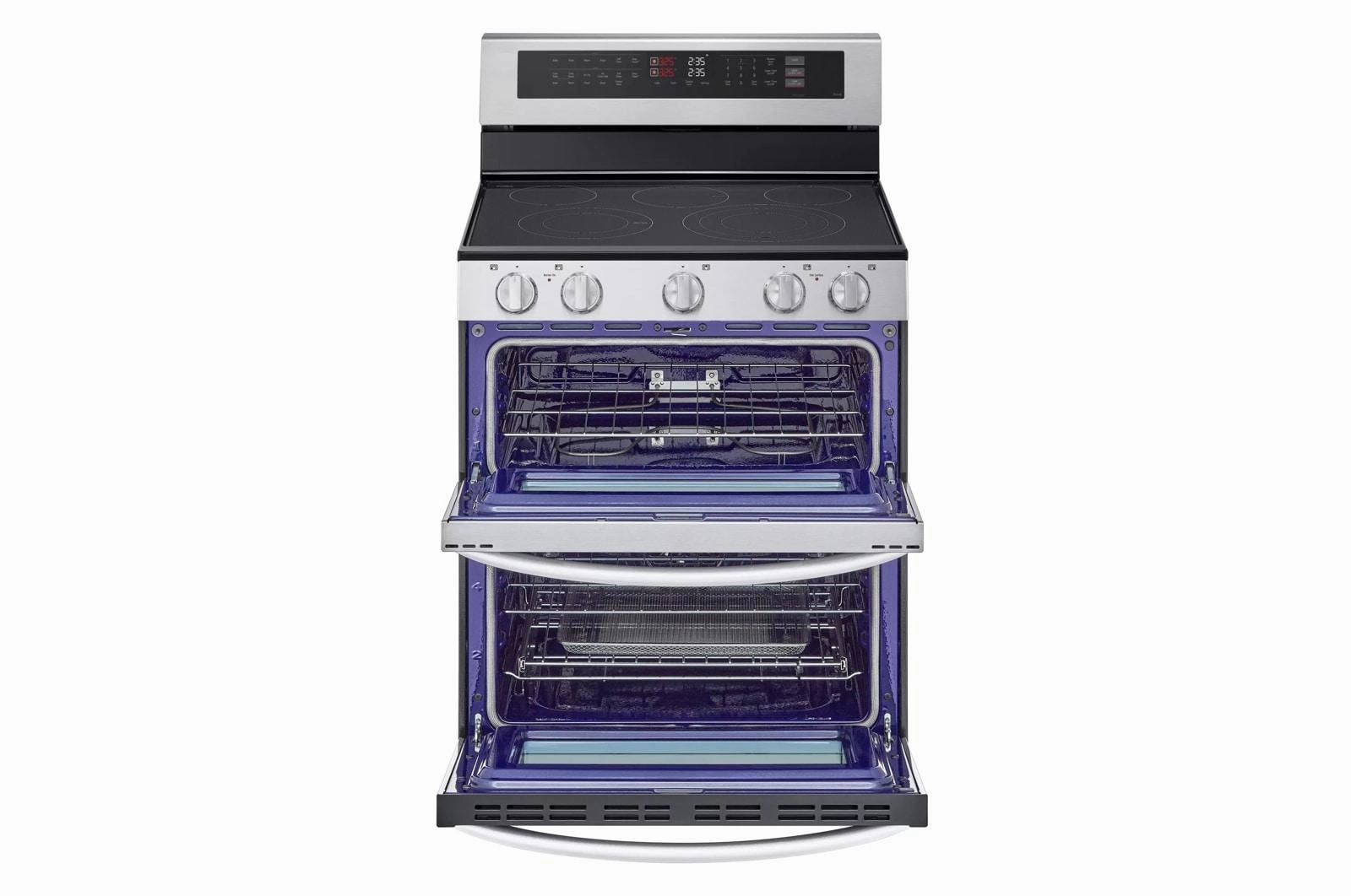 Lg LDEL7324SE 7.3 Cu. Ft. Smart Electric Double Oven Freestanding Range With Probake Convection? And Air Fry