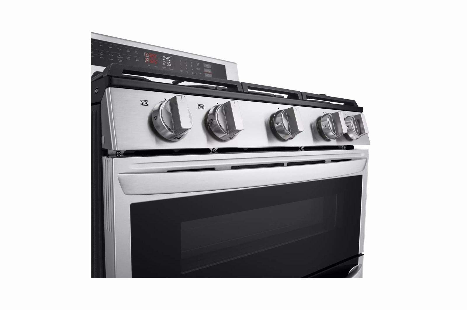 Lg LDGL6924S 6.9 Cu. Ft. Smart Gas Double Oven Freestanding Range With Probake Convection? And Air Fry