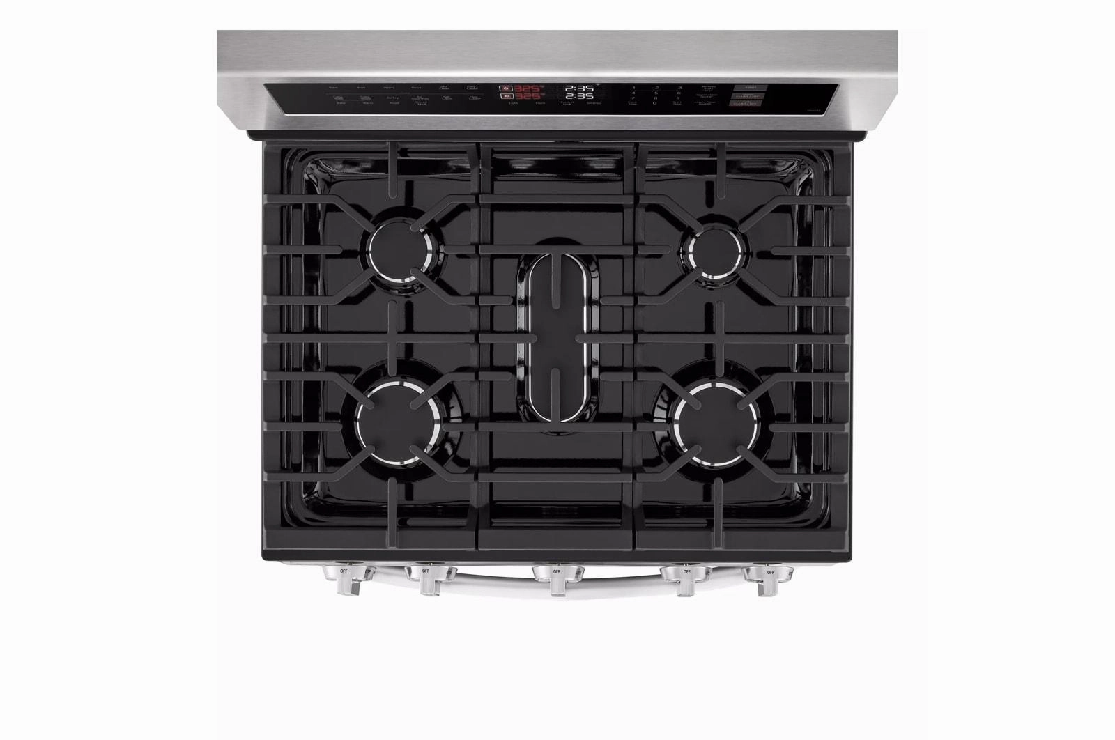 Lg LDGL6924S 6.9 Cu. Ft. Smart Gas Double Oven Freestanding Range With Probake Convection? And Air Fry