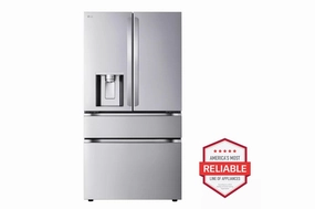 Lg LF25G8330S 25 Cu. Ft. Smart Counter-Depth Max&#8482; 4-Door French Door Refrigerator With Full-Convert Drawer&#8482; Freestanding Refrigerators freestanding fridge freezer combo