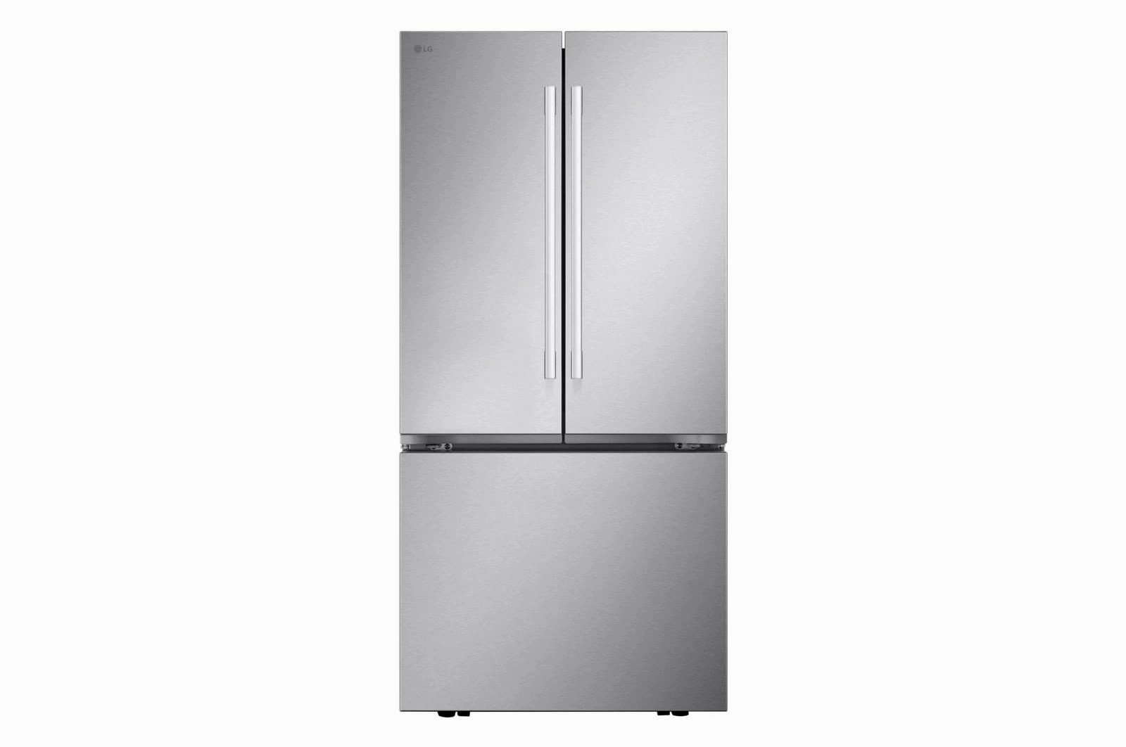 Lg LF25H6200S 25 Cu.Ft. 3-Door French Door Refrigerator With New Hybrid Handle Design Freestanding Refrigerators freestanding fridge freezer combo