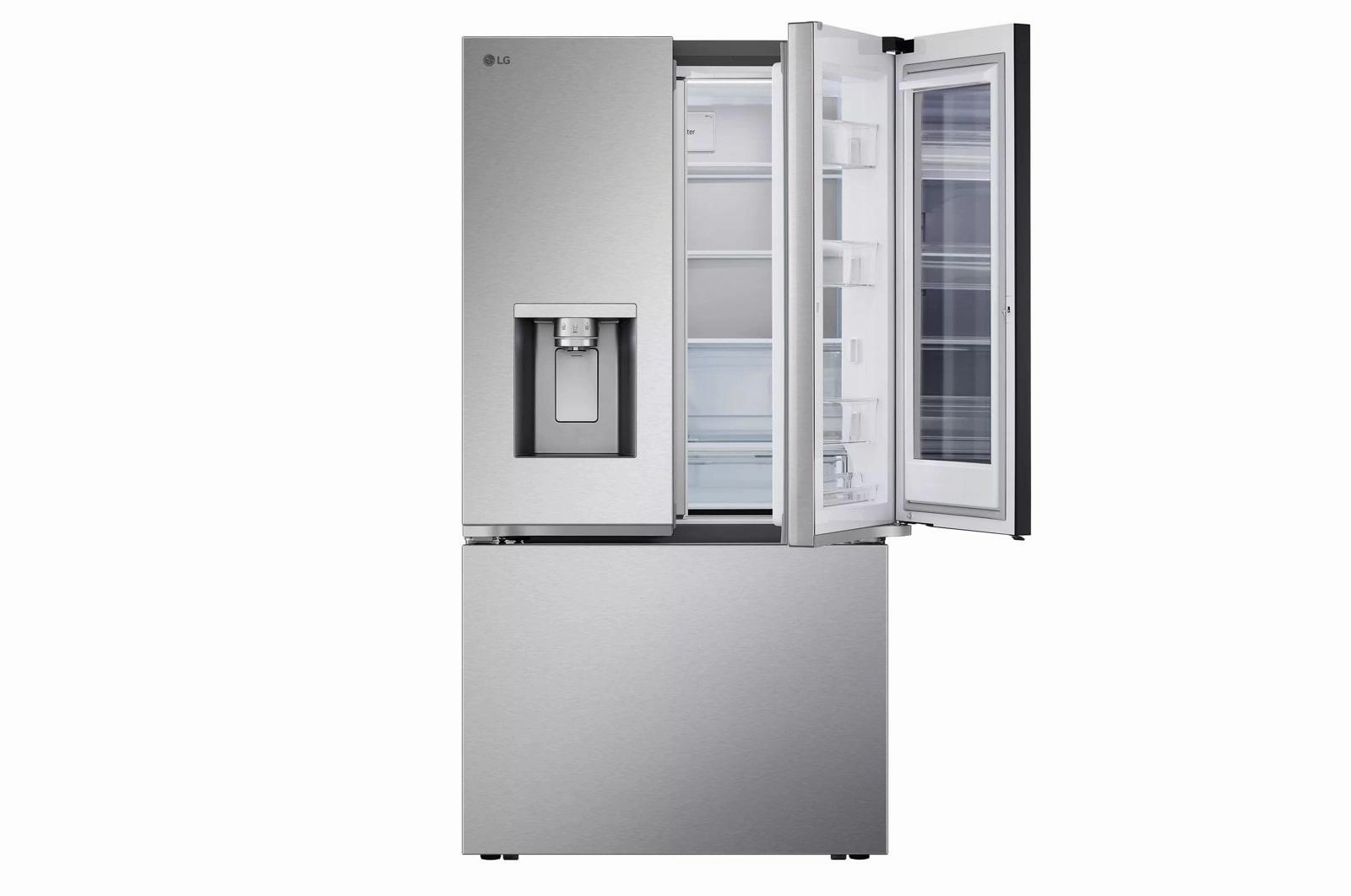 Lg LF26C6360S 26 Cu. Ft. Smart Counter-Depth Max&#8482; French Door Refrigerator With Instaview? Door-In-Door?