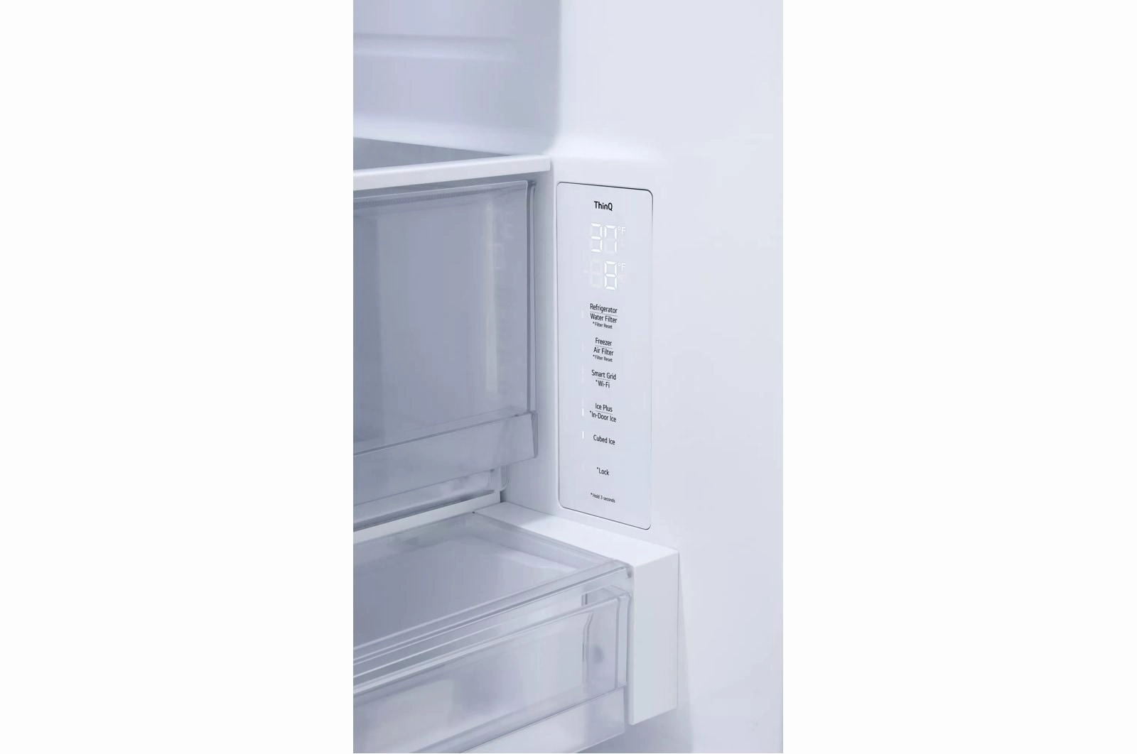 Lg LF26C6360S 26 Cu. Ft. Smart Counter-Depth Max&#8482; French Door Refrigerator With Instaview? Door-In-Door?