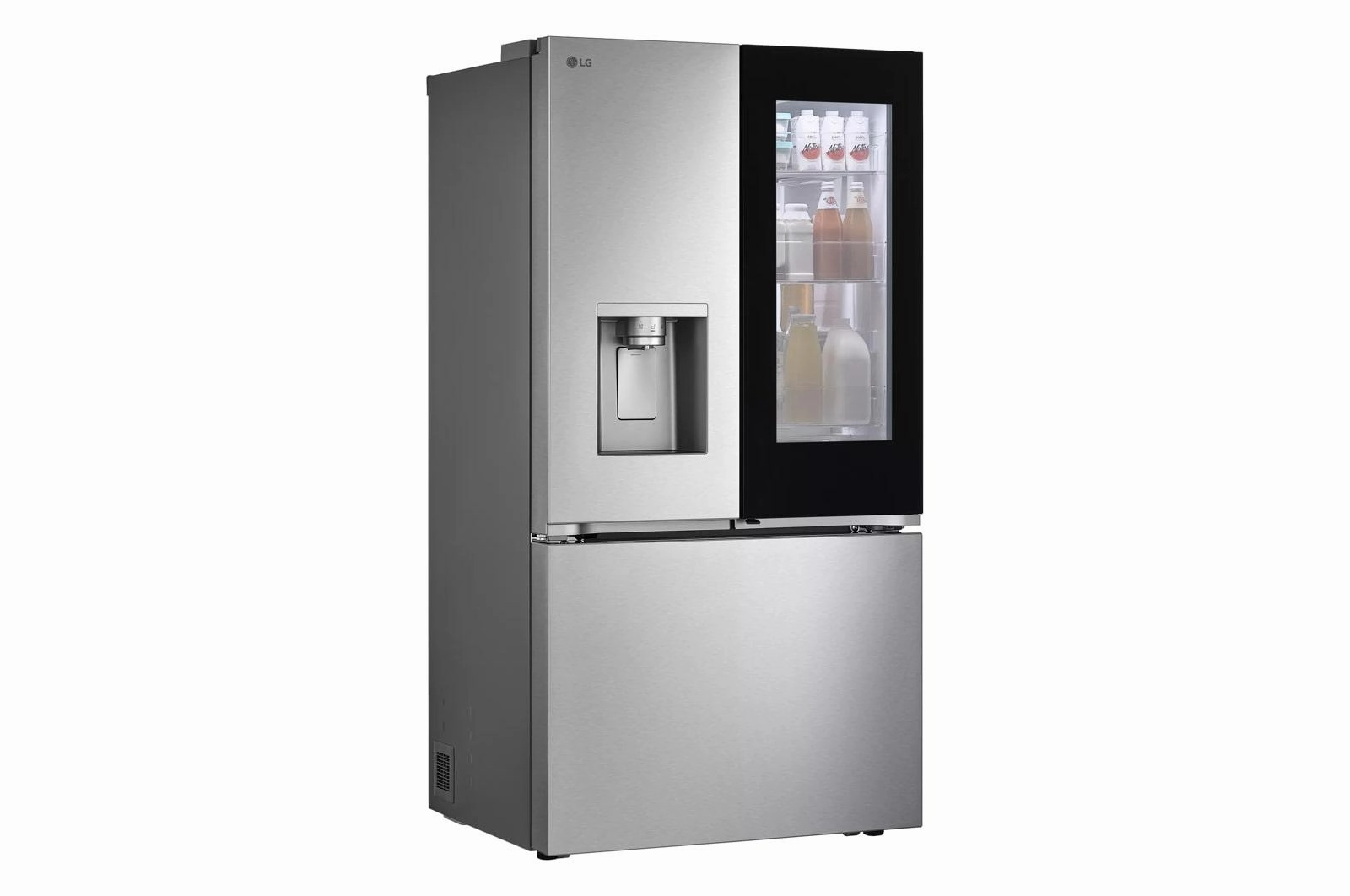 Lg LF26C6360S 26 Cu. Ft. Smart Counter-Depth Max&#8482; French Door Refrigerator With Instaview? Door-In-Door?