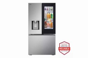 Lg LF26C6360S 26 Cu. Ft. Smart Counter-Depth Max&#8482; French Door Refrigerator With Instaview? Door-In-Door? Freestanding Refrigerators freestanding fridge freezer combo