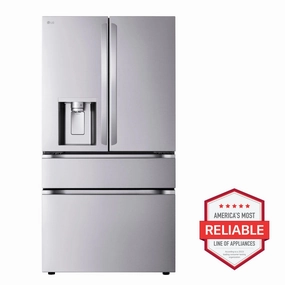 Lg LF29H8330S 29 Cu. Ft. Smart Standard-Depth Max&#8482; 4-Door French Door Refrigerator With Full-Convert Drawer&#8482; Freestanding Refrigerators freestanding fridge freezer combo
