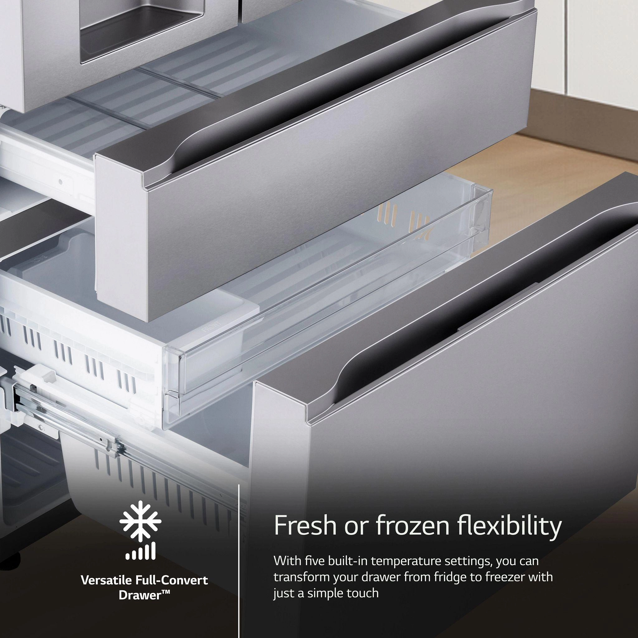 Lg LF29S8330S 29 Cu. Ft. Smart Standard-Depth Max&#8482; 4-Door French Door Refrigerator With Full-Convert Drawer&#8482;