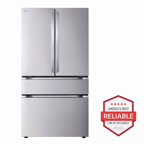 Lg LF30H8210S 30 Cu. Ft. Smart Standard-Depth Max&#8482; 4-Door French Door Refrigerator With Full-Convert Drawer&#8482; Freestanding Refrigerators freestanding fridge freezer combo