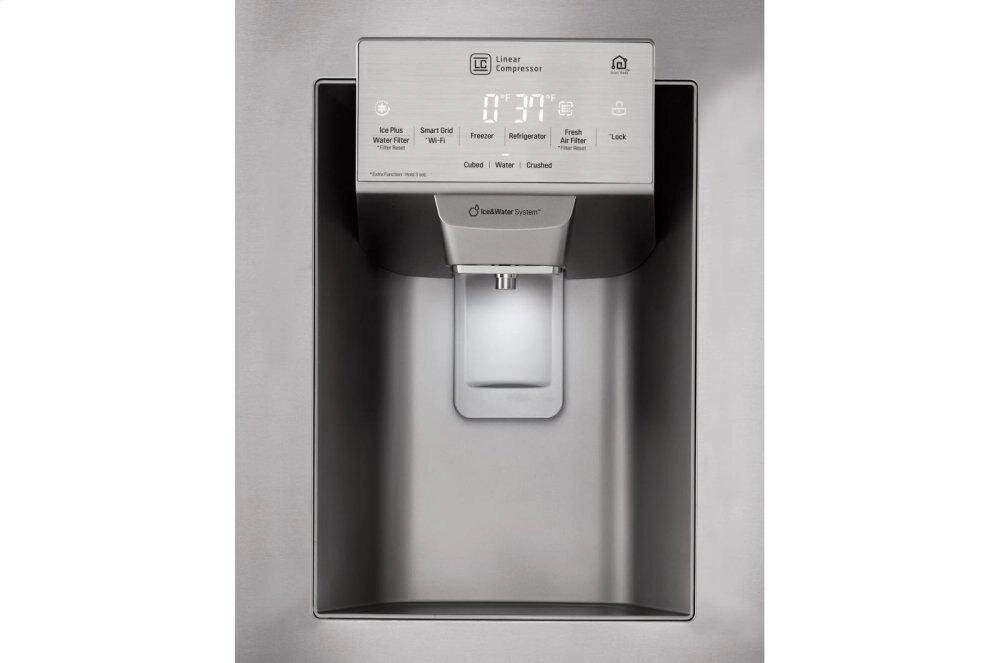 Lg LFXC22526S 22 Cu. Ft. Smart Wi-Fi Enabled French Door Counter-Depth Refrigerator