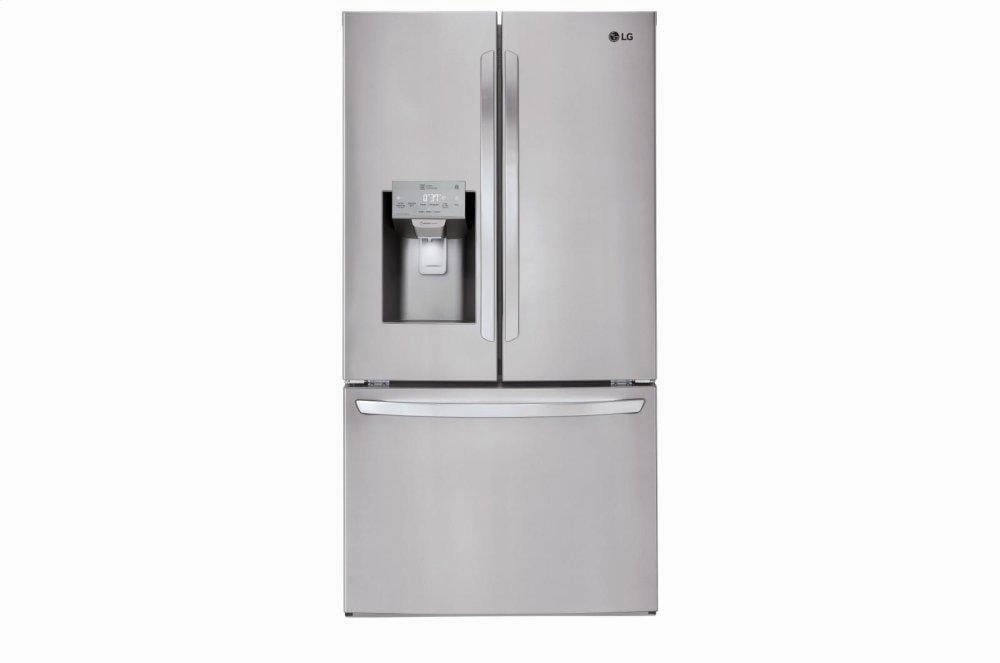 Lg LFXC22526S 22 Cu. Ft. Smart Wi-Fi Enabled French Door Counter-Depth Refrigerator Freestanding Refrigerators freestanding fridge freezer combo