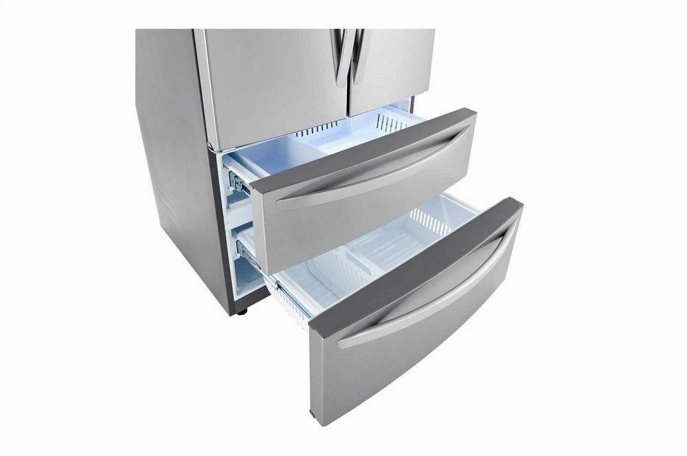 Lg LMWS27626S 27 Cu. Ft. French Door Refrigerator