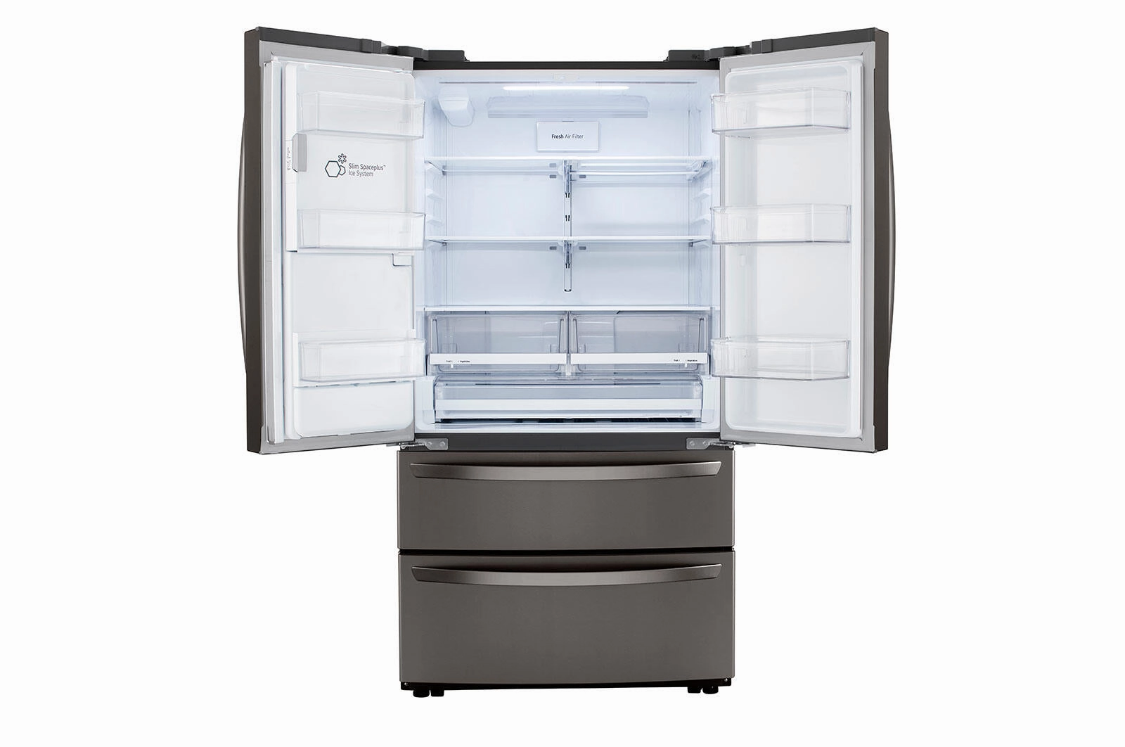 Lg LMXC22626D 22 Cu Ft. Smart Counter Depth Double Freezer Refrigerator