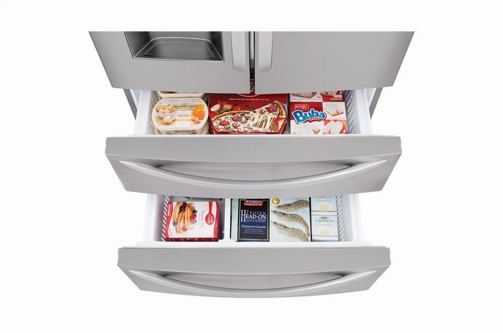 Lg LMXS28626S 28 Cu.Ft. Smart Wi-Fi Enabled French Door Refrigerator