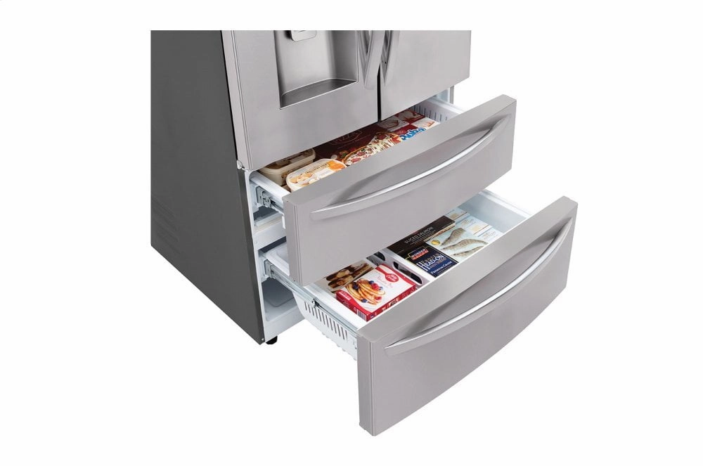 Lg LMXS28626S 28 Cu.Ft. Smart Wi-Fi Enabled French Door Refrigerator