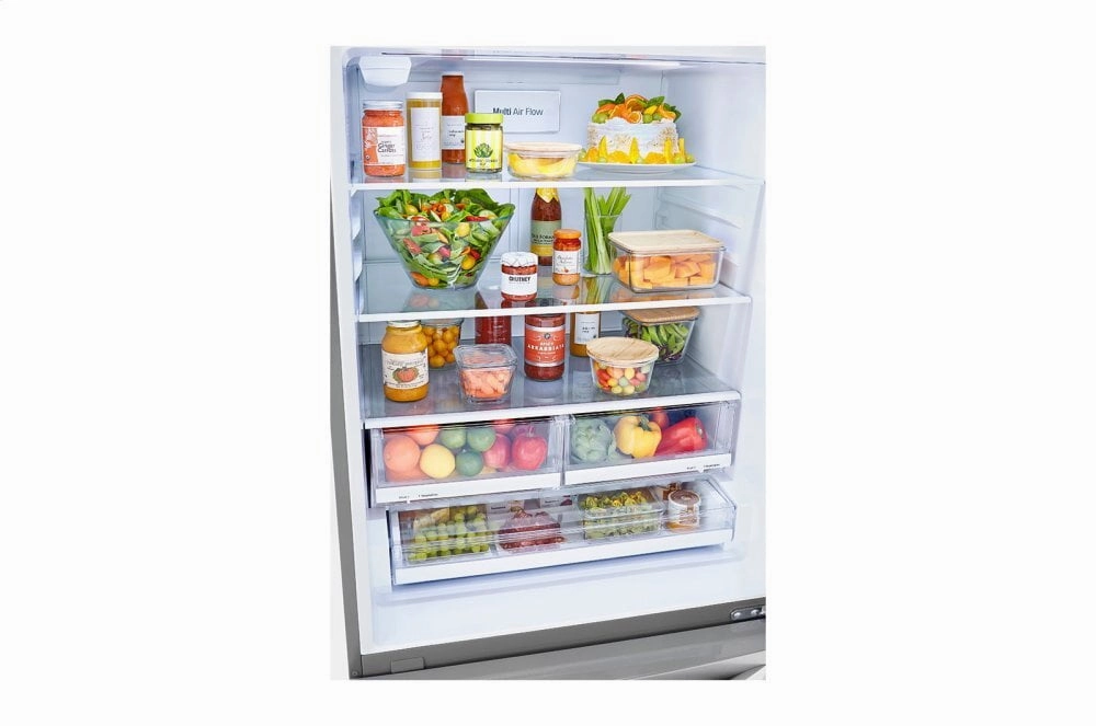 Lg LRDCS2603S 26 Cu. Ft. Bottom Freezer Refrigerator