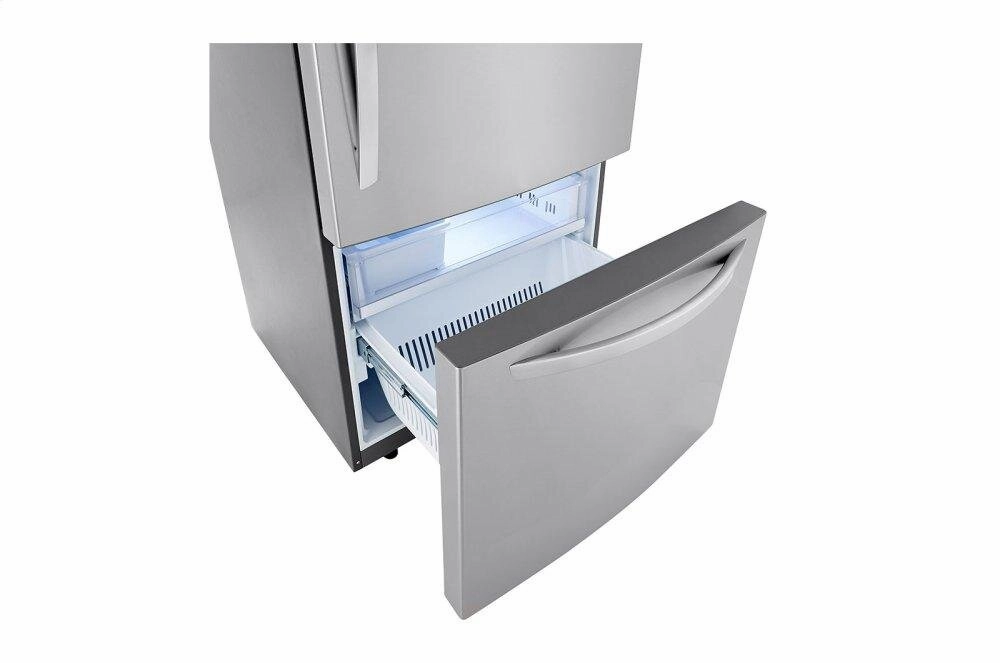 Lg LRDCS2603S 26 Cu. Ft. Bottom Freezer Refrigerator